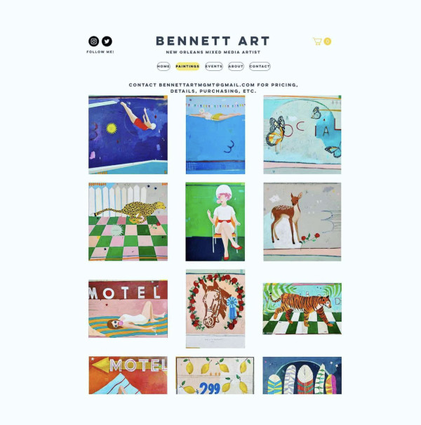 Bennett Art Gallery by Amanda Bennett