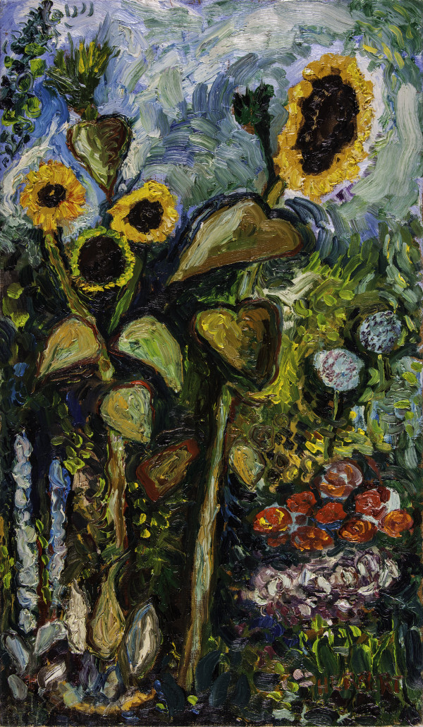 Backyard Sunflowers by Jonathan Herbert