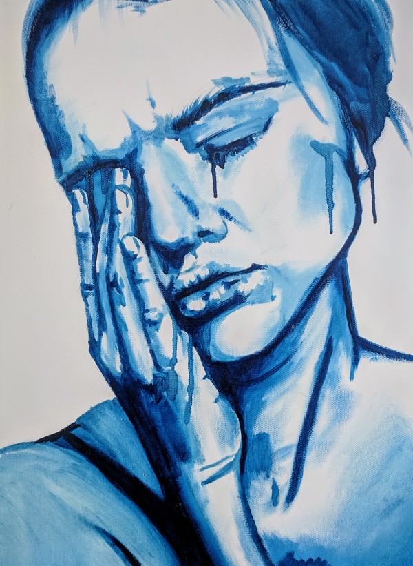 Sketch in Blue by Becca Fox