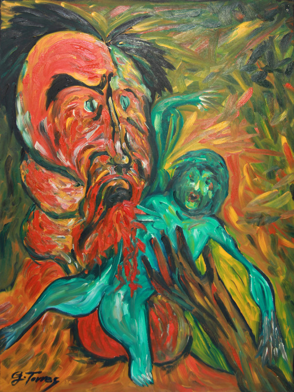 Saturno devorando a su hijo by Gonzalo Torres