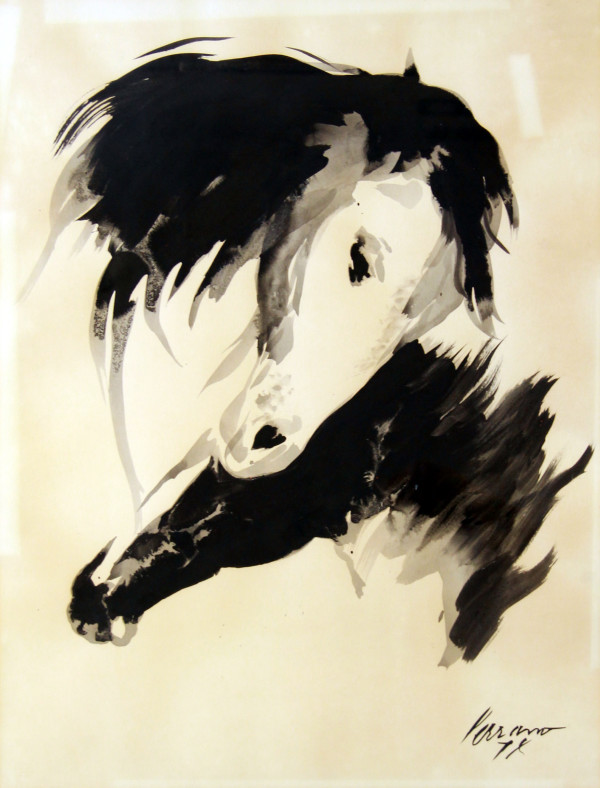 Dos cavalls by Josep Miquel Serrano
