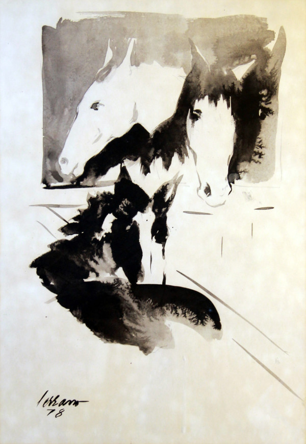 Tres cavalls by Josep Miquel Serrano