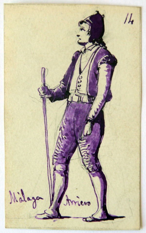 Juego de cartas Málaga Arriero by Josep Mirabent i Gatell, Image 3.