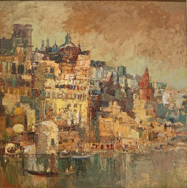 Benares by Laxman V. Shenvi, Image 1.