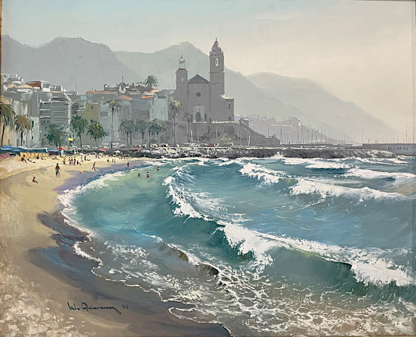 Platja de Sitges by Joan Vila Arimany, Image 1.