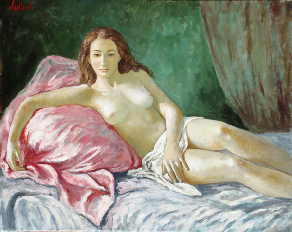 Noia estirada by Lluïsa Sallent