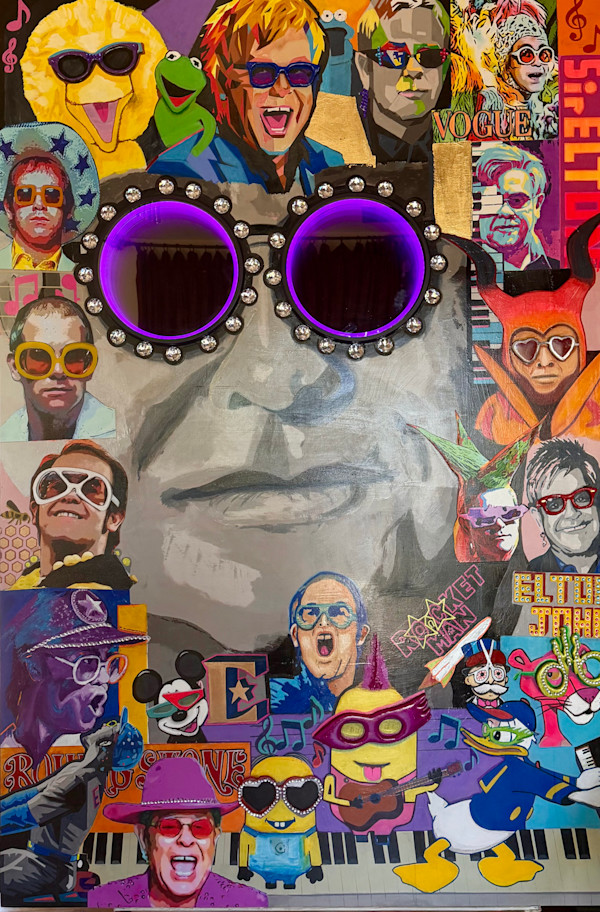 THE EYES HAVE IT: SIR ELTON JOHN by Curtis Dickman, Image 1.