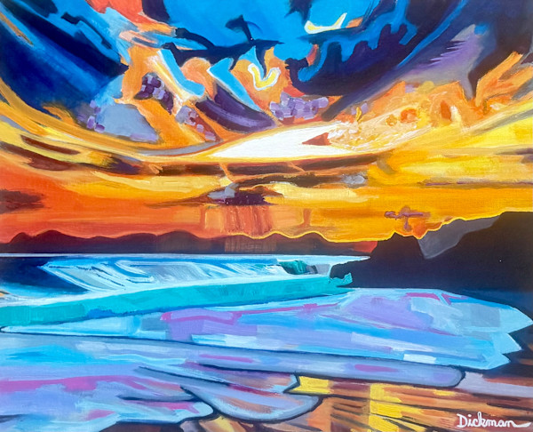 BEACH SUNSET #2 by Curtis Dickman, Image 1.