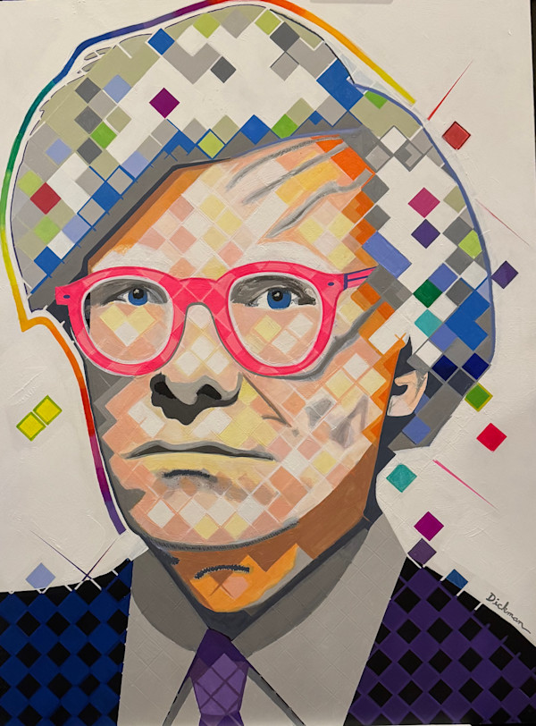 ANDY WARHOL CUBED by Curtis DIckman