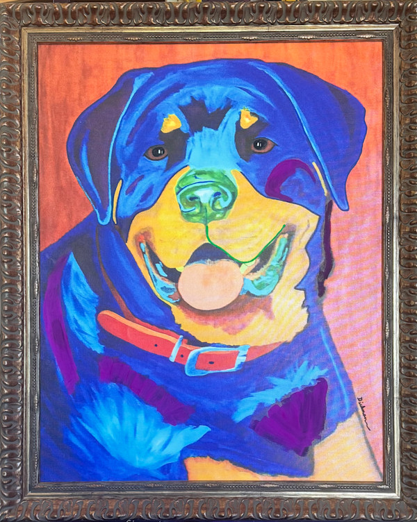 U CAN TEACH AN OLD DAWG NEW TRICKS (Limitd Edition Print/Artists Proof) by Curtis Dickman