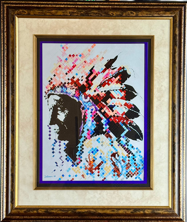 LAKOTA INDIAN CHIEF 1 by Curtis Dickman