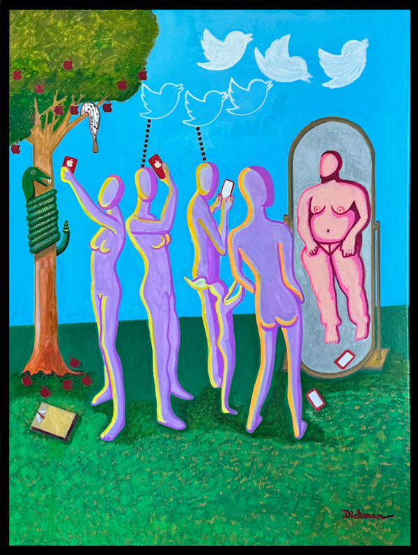 GIRL BEFORE THE MIRROR"  aka "ALL BY MY SELFIE" by Curtis Dickman
