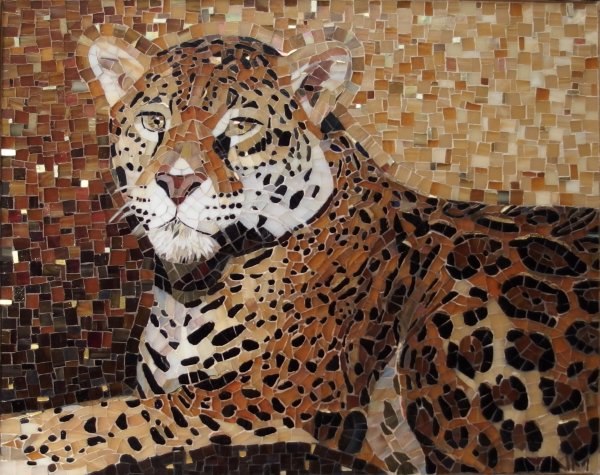 Golden Leopard by Julie Mazzoni