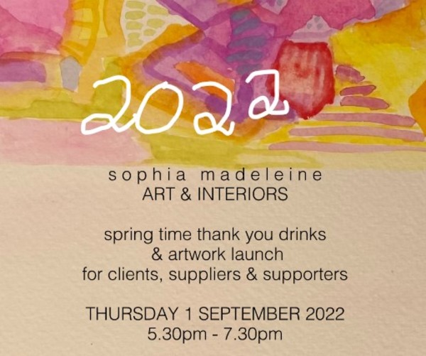 2022 - Spring Time Thank You exhibition by Sophia Cameron