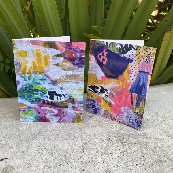 Pack of 10 Notecards  (5 of each design) Includes envelopes by Sophia Cameron