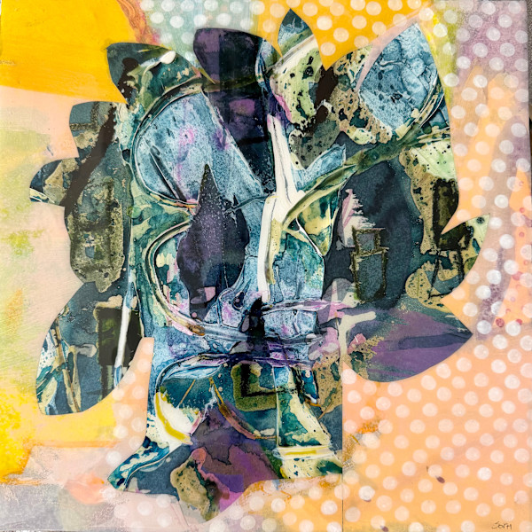 Pink & Blue-Green & The Layers of Habit In Between by Sophia Cameron, Image 1.
