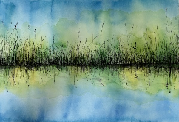 Marsh Grass II by Katy Heyning