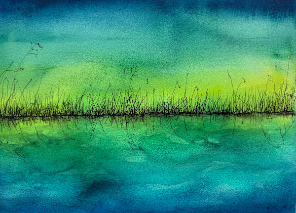 Marsh Grass IV by Katy Heyning