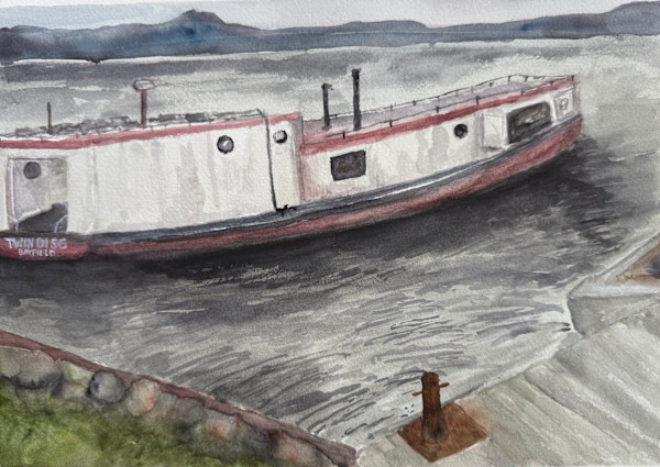 Twin Disc by Katy Heyning Watercolor and Fine Art, Image 1.