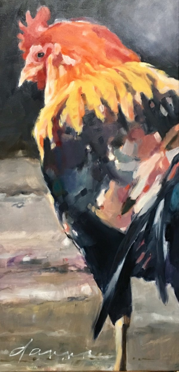 Honolua Rooster by Danna Tartaglia