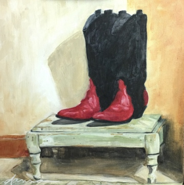Red Boots - print by Danna Tartaglia