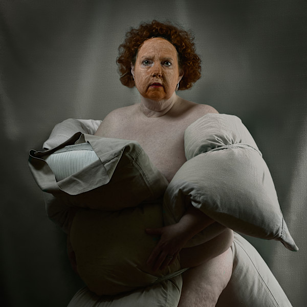 My Belly is  Pillow 3 by Amy Helmick