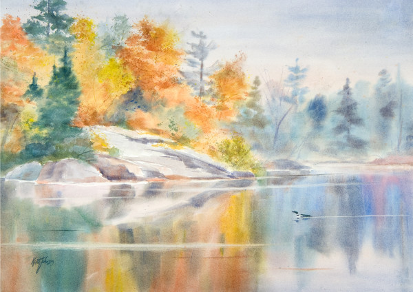Autumn Mist by Keith E  Johnson