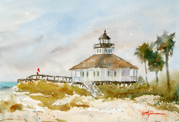 Boca Grande Lighthouse II by Keith E  Johnson