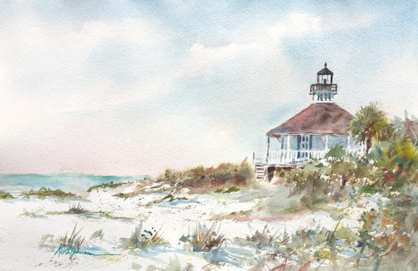 Boca Grande Lighthouse by Keith E  Johnson