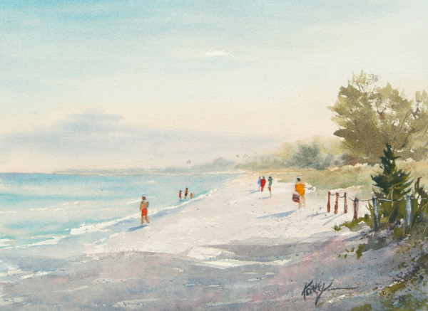 Captiva Island Beach by Keith E  Johnson