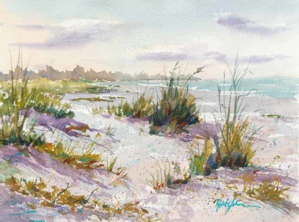 Edge of the Beach by Keith E  Johnson