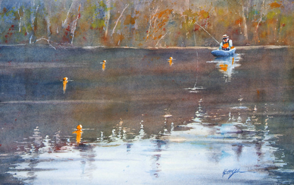 Fishing With the Orange Buoys by Keith E  Johnson