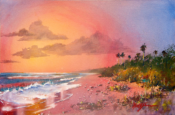 Island Sunset by Keith E  Johnson, Image 1.