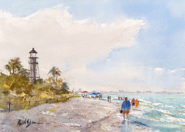 Lighthouse Morning by Keith E  Johnson