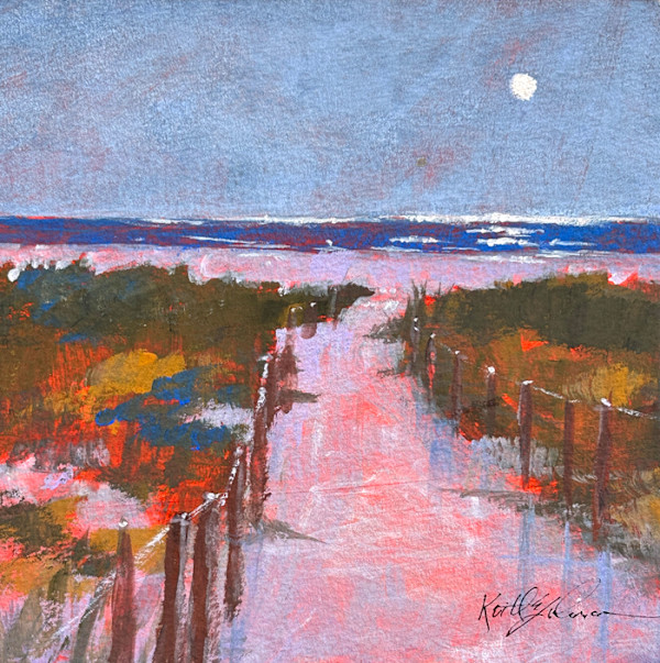 Moonlit Path by Keith E  Johnson