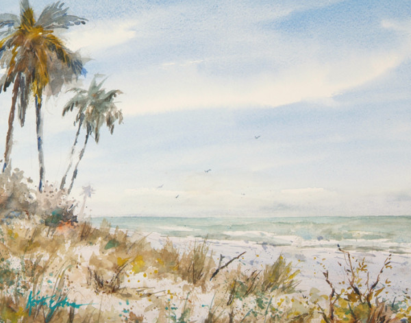 Palm Breeze by Keith E  Johnson