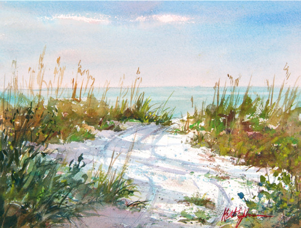 Path to the Beach by Keith E  Johnson