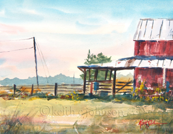 Sandy Acres Barn by Keith E  Johnson