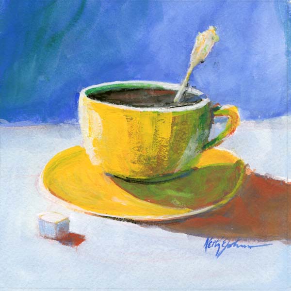 Yellow Cup by Keith E  Johnson