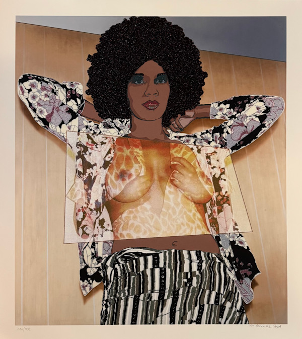 Portrait of Maya #10 by Mickalene Thomas