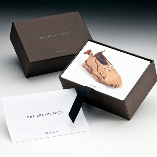 One Brown Shoe (portable exhibition) by Lenka Clayton