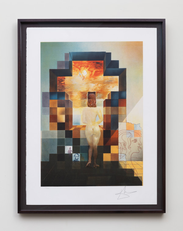 Lincoln in Dalivision by Salvador Dali