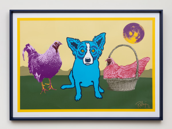Chicken in a Basket by George Rodrigue