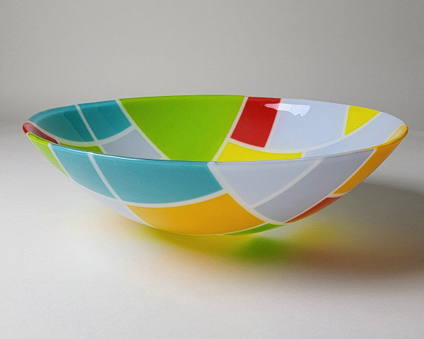 A Bowl For Georges  (No. 3) by Scheller's Macoupin Prairie Glassworks