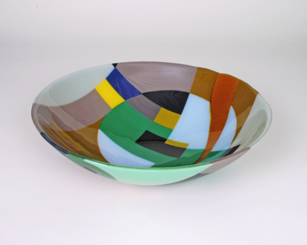 Walter’s Elektrische Zähler In A Bowl by Scheller's Macoupin Prairie Glassworks