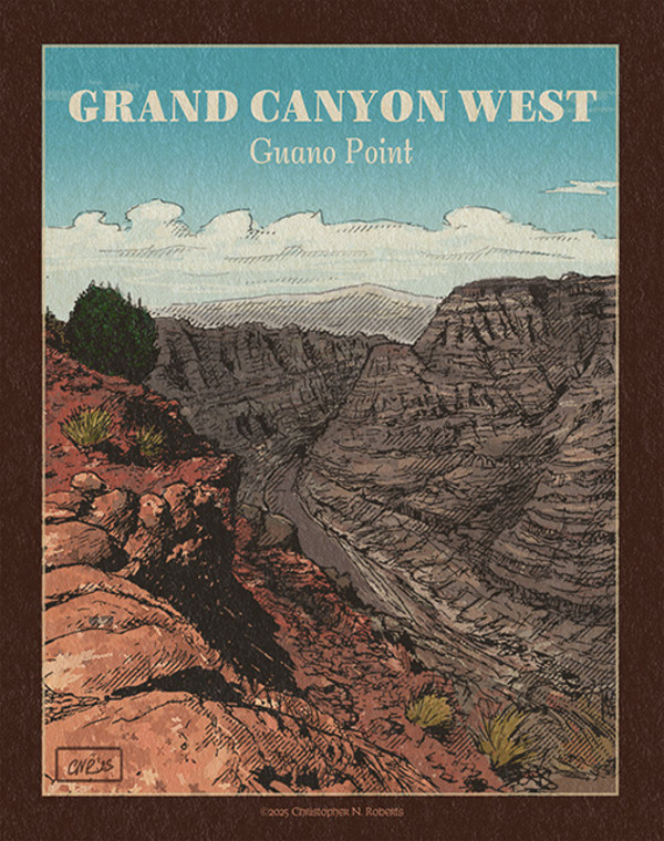 Grand Canyon West,  Guano Point by Christopher Roberts