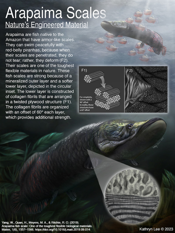Arapaima Scales: Nature's Engineered Material by Kathryn Lee