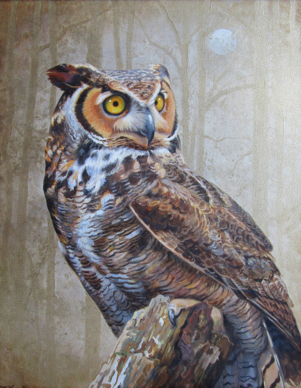 Great Horned Owl by Penny Hauffe