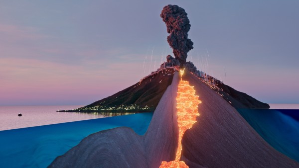 Volcanic Eruption by Christoph Kuehne