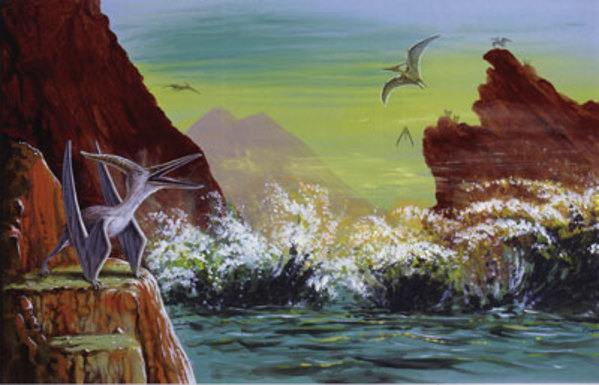 Cretaceous seascape by R. Gary Raham